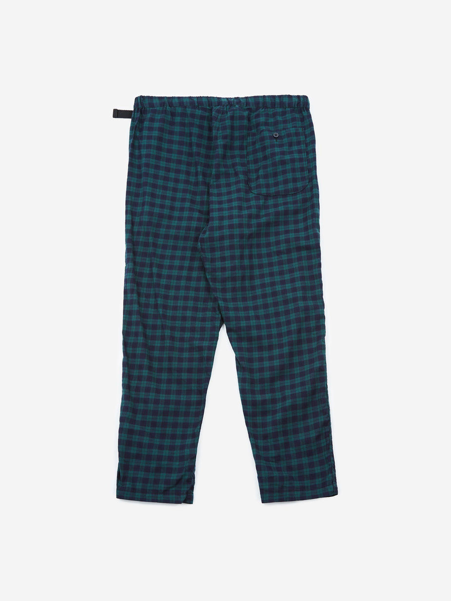 AiE AiE EZ Trouser - Green Cotton Tartan Check - Green
