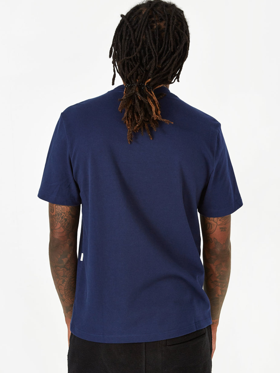 Aime Leon Dore Aime Leon Dore 12oz Jersey Logo Shortsleeve T-Shirt - Flag Navy - Blue