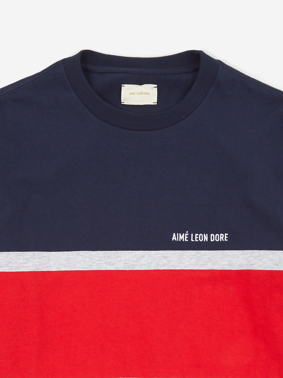 Aime Leon Dore Aime Leon Dore 16 Oz Multi Stripe Longsleeve T-Shirt - Maritime Multi - Multi