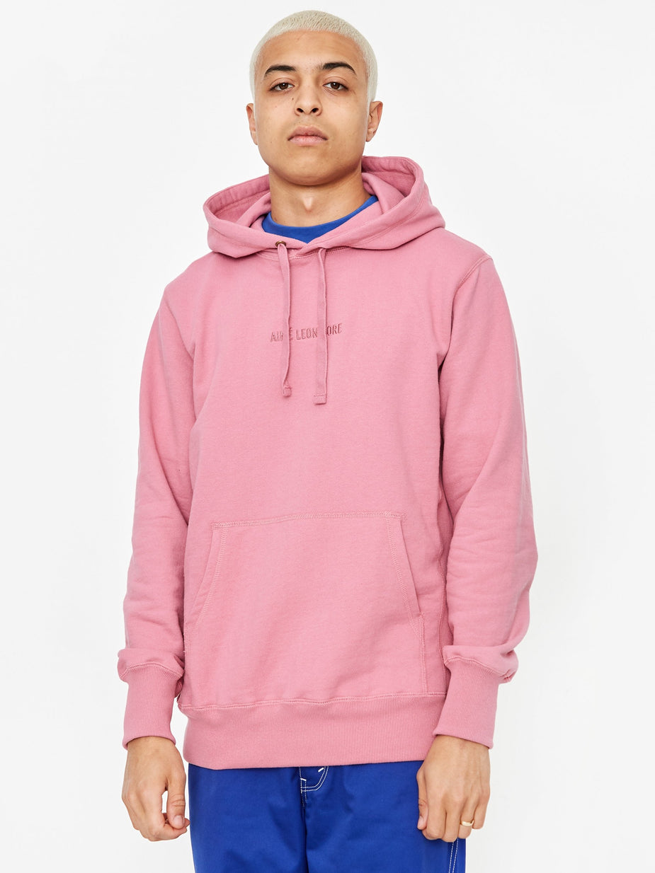 Aime Leon Dore Aime Leon Dore 20 Oz Logo Hooded Sweatshirt - Heather Rose - Pink