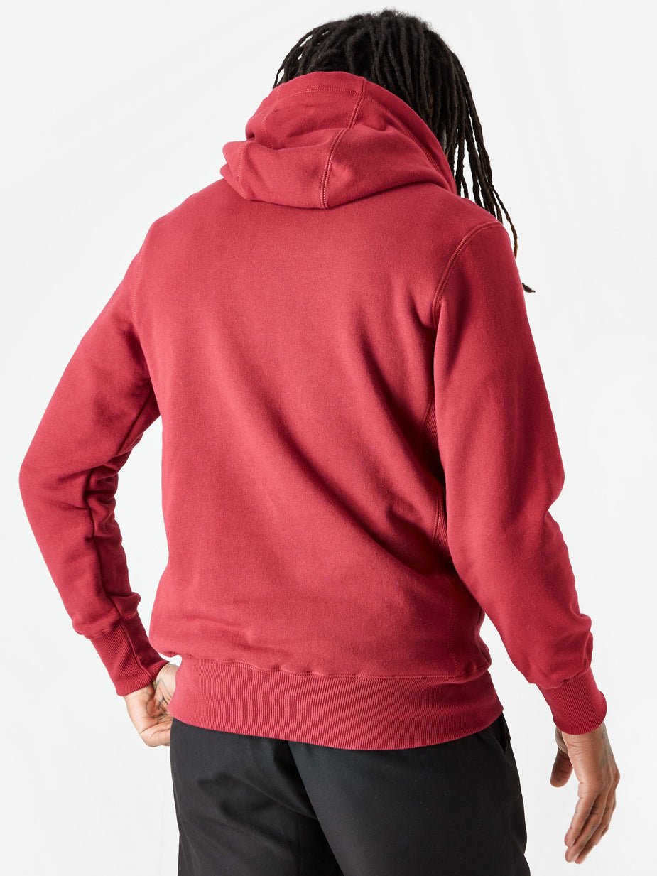 Aime Leon Dore Aime Leon Dore 17oz Terry Logo Hoodie - Red Wine - Red