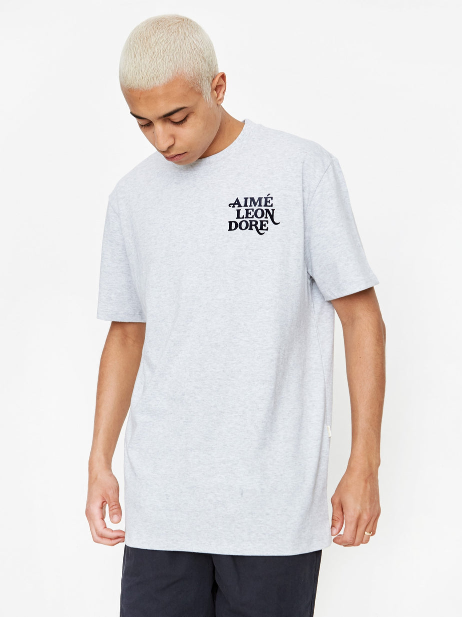 Aime Leon Dore Aime Leon Dore 70s Graphic T-Shirt - Heather Grey - Grey