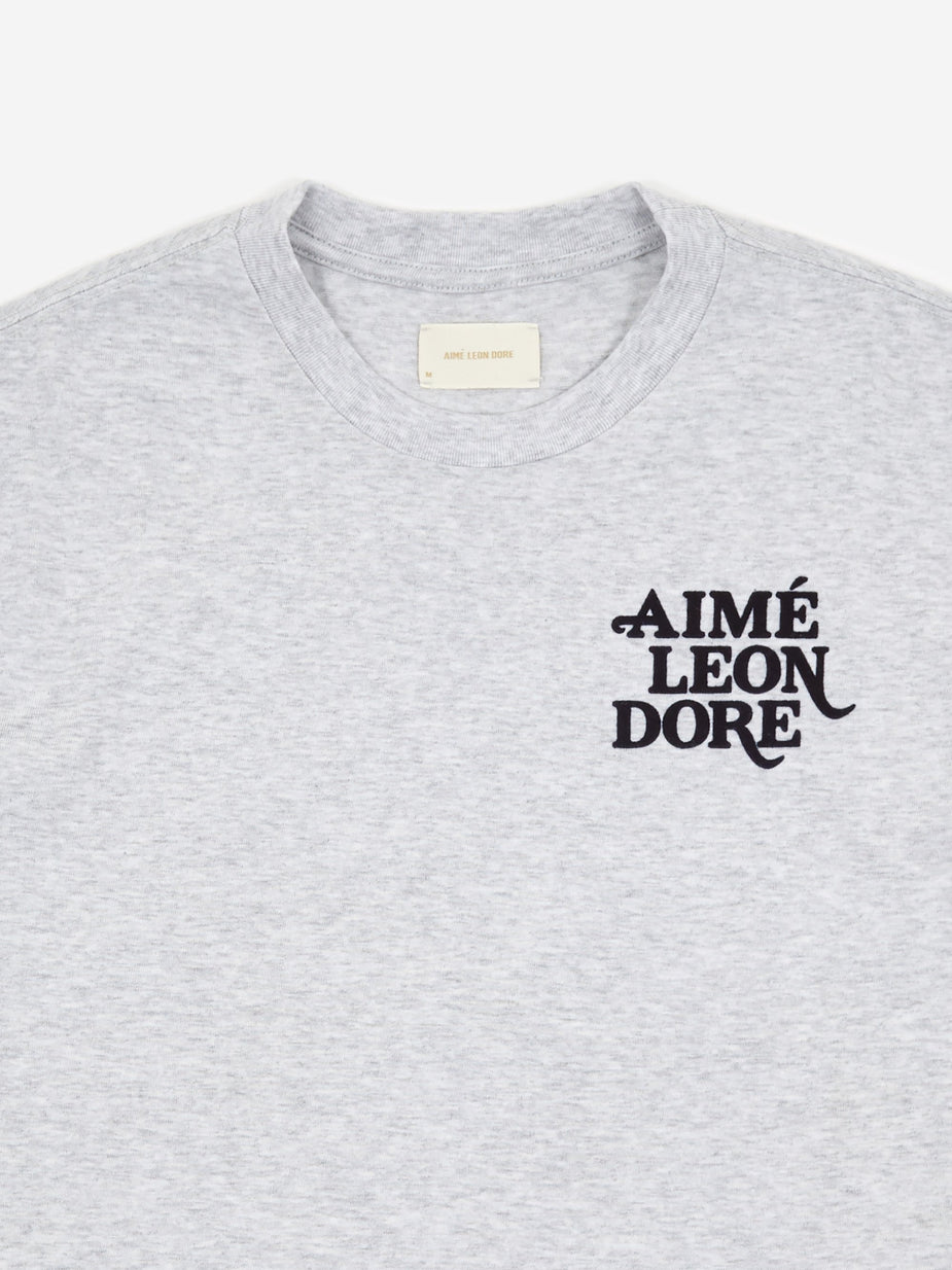 Aime Leon Dore Aime Leon Dore 70s Graphic T-Shirt - Heather Grey - Grey
