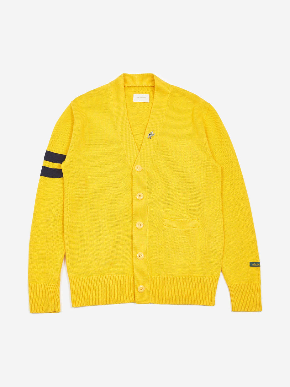 Aime Leon Dore Aime Leon Dore Lion Letterman Cardigan - Sunflower Yellow - Yellow