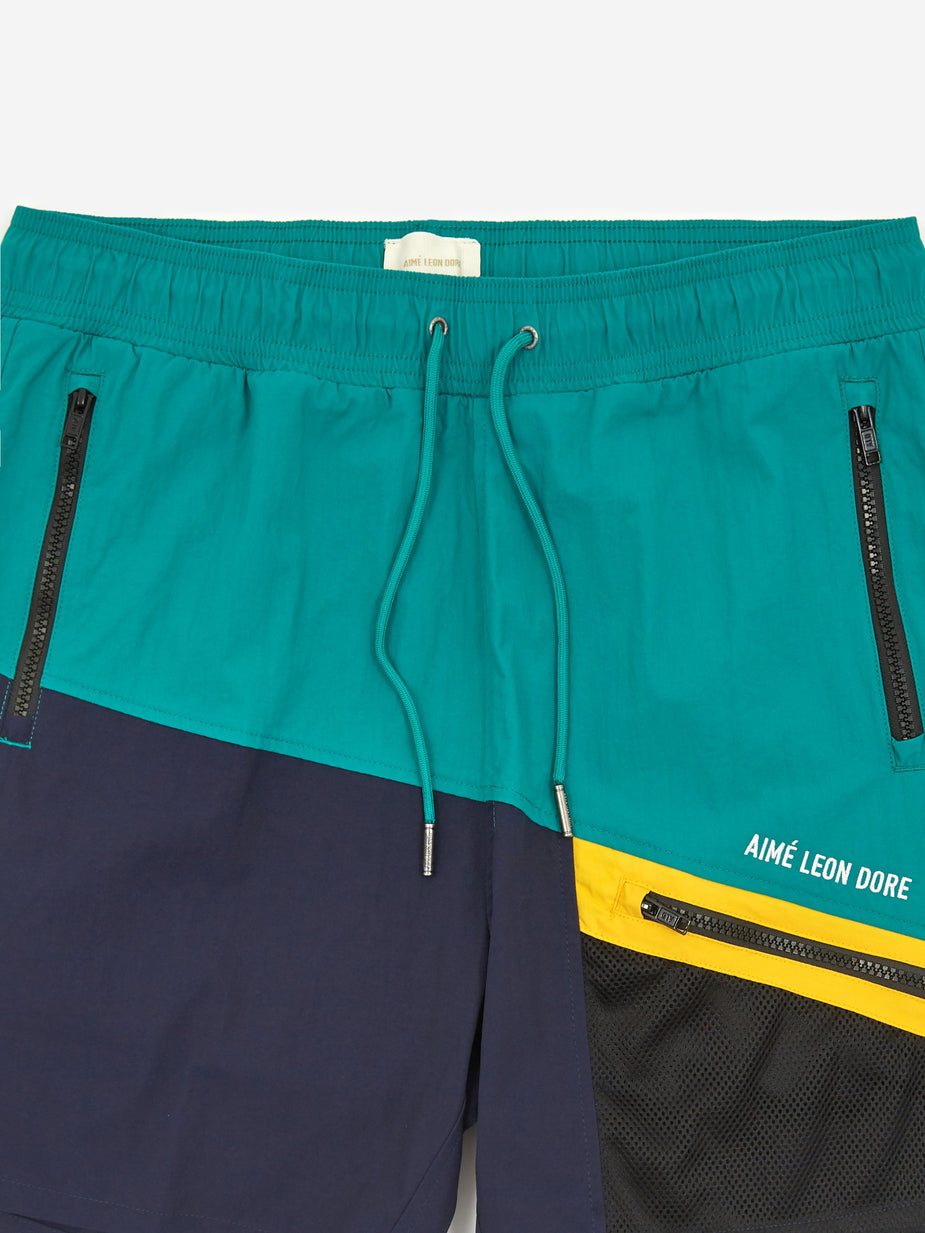Aime Leon Dore Aime Leon Dore Pigment Mesh 3 Pocket Short - Parasailing - Multi