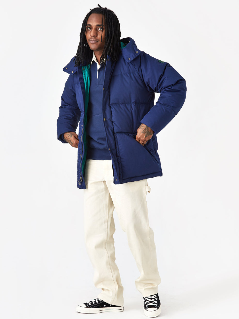 Aime Leon Dore Aime Leon Dore Woolrich Down Hooded Coat - Flag Navy - Blue