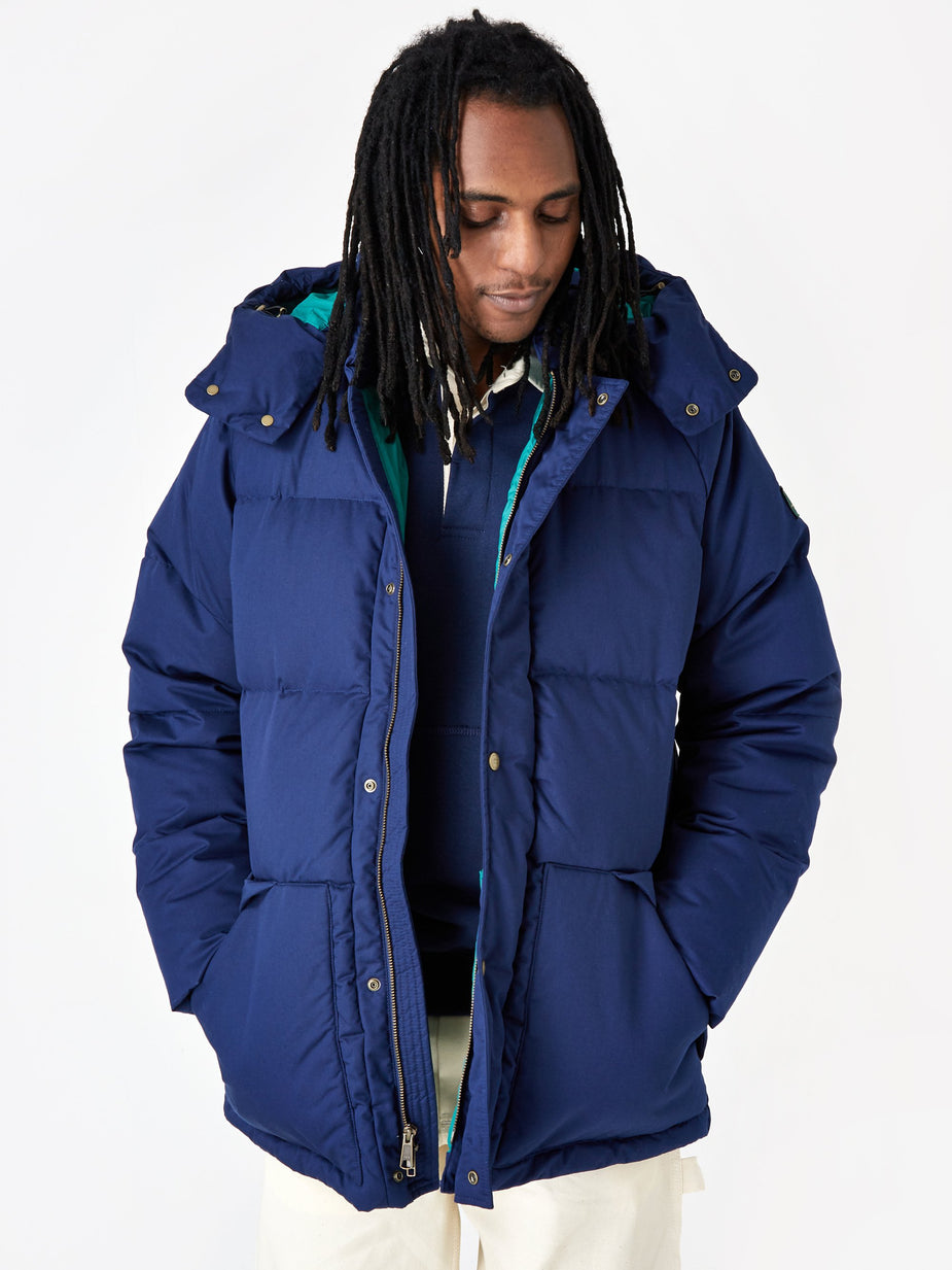Aime Leon Dore Aime Leon Dore Woolrich Down Hooded Coat - Flag Navy - Blue