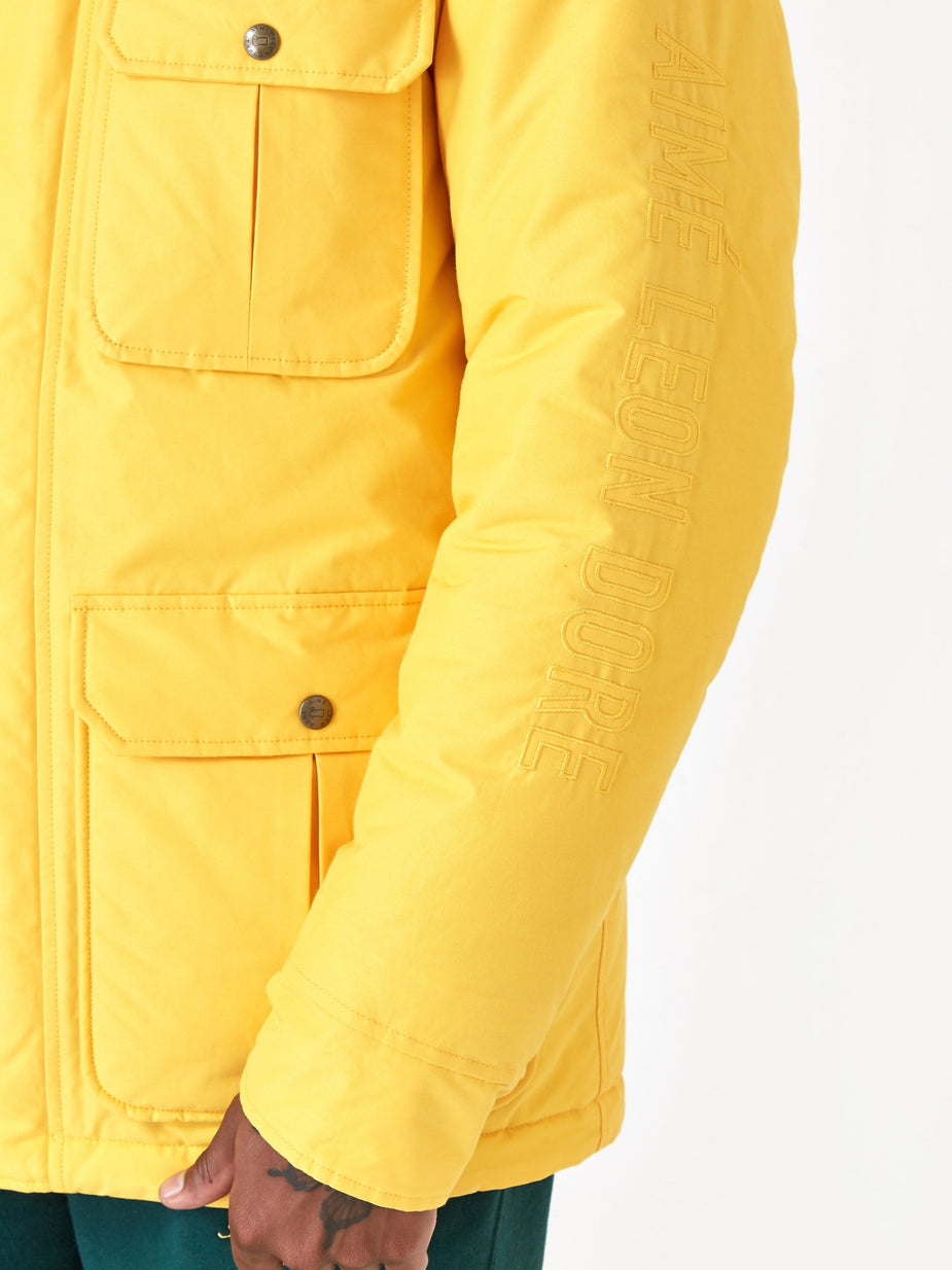 Aime Leon Dore Aime Leon Dore Woolrich Mountain Jacket - Sunflower Yellow - Yellow