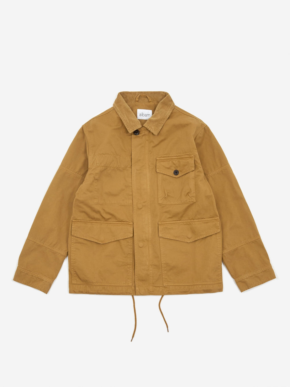 Albam Albam GD Twill Foundry Jacket - Tobacco - Brown