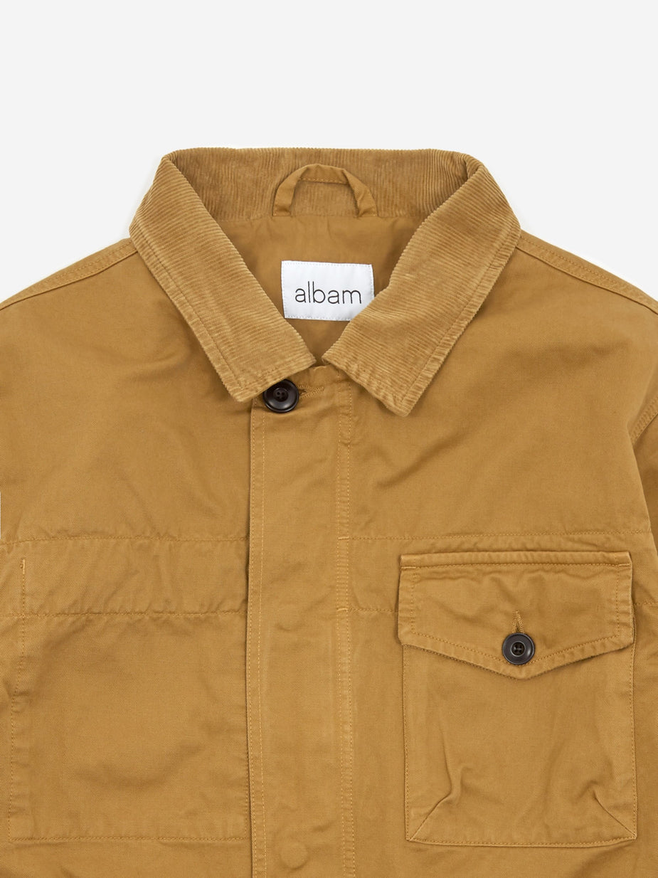 Albam Albam GD Twill Foundry Jacket - Tobacco - Brown