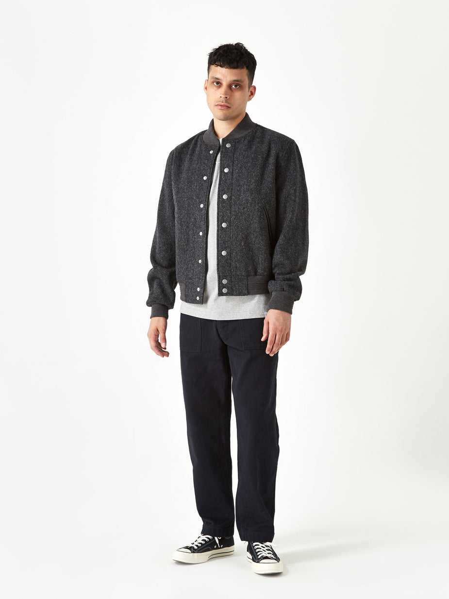 Albam Albam Sports Bomber - Charcoal - Grey