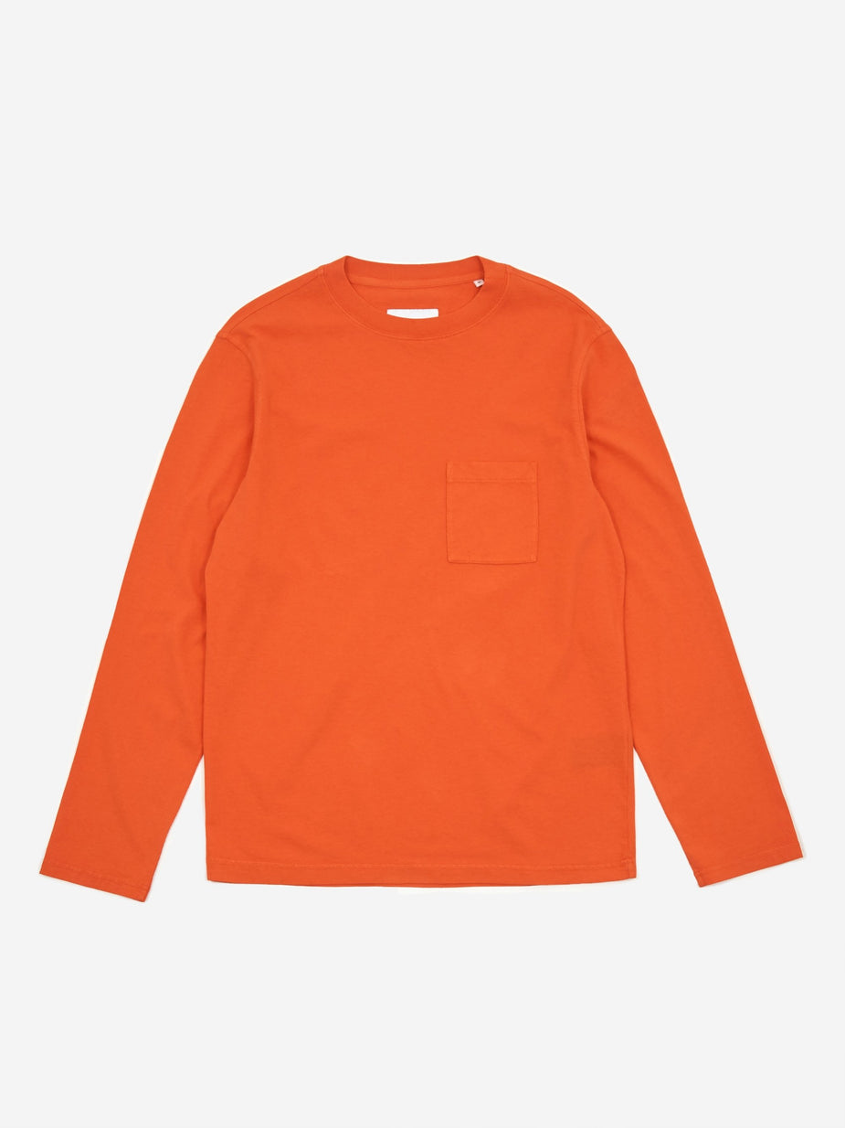 Albam Albam Workwear Longsleeve T-Shirt - Red - Red
