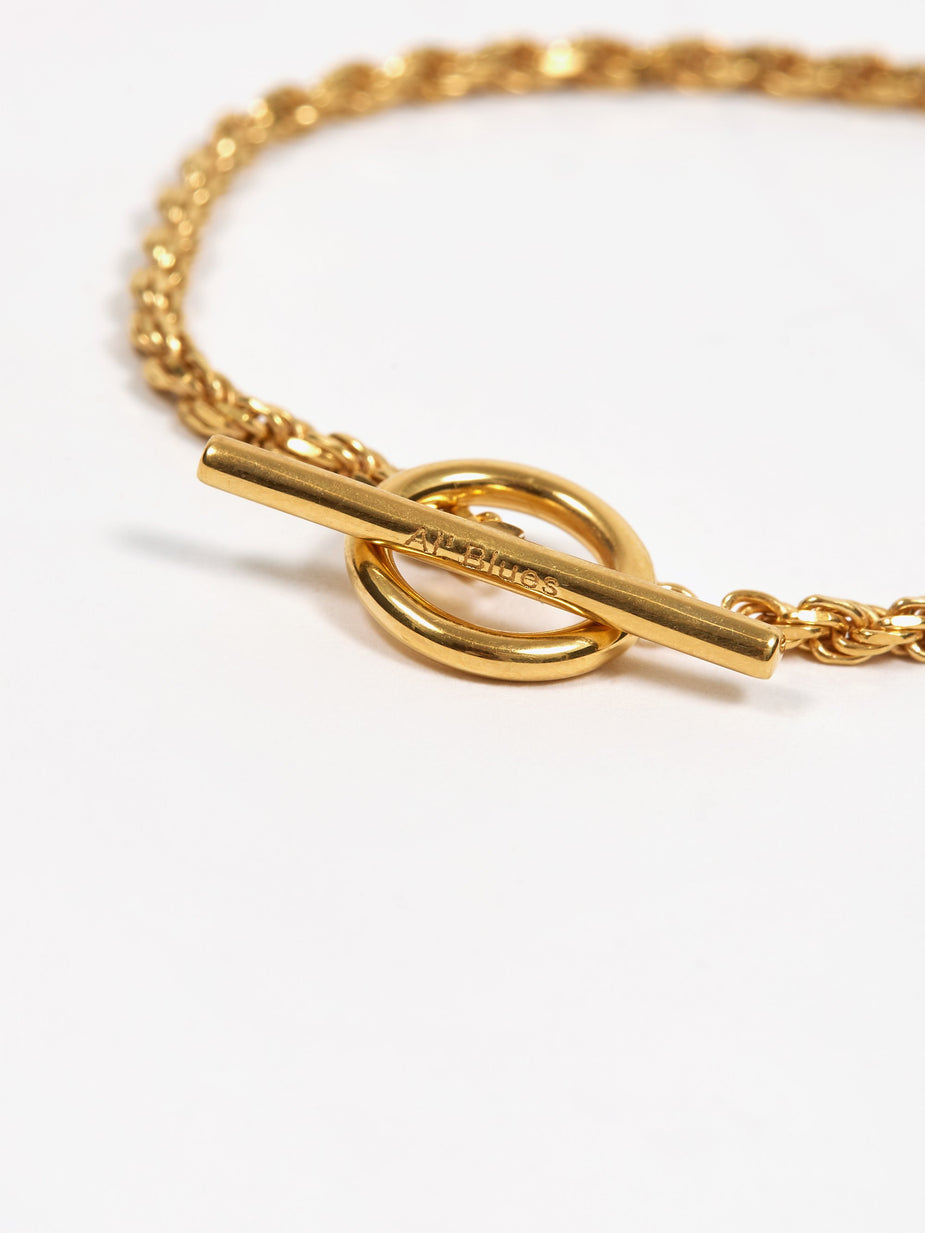 All Blues All Blues Rope Bracelet - Polished Vermeil Gold - Gold