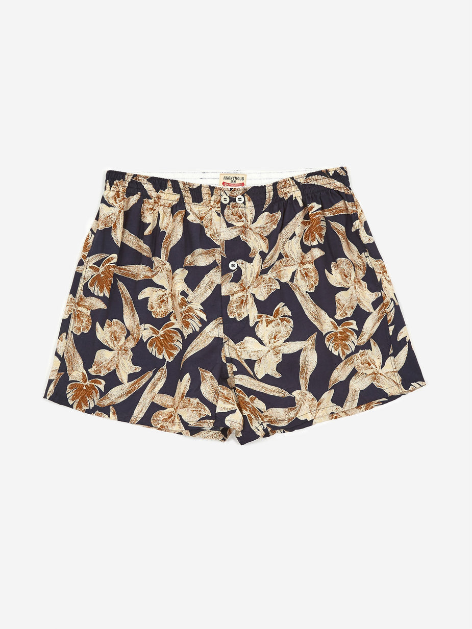 Anonymous Ism Anonymous Ism Boxer - Navy Floral - Blue