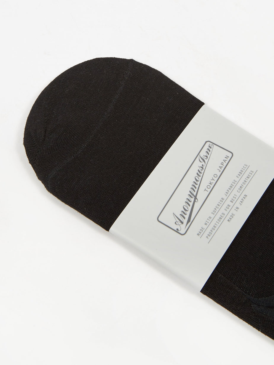 Anonymous Ism Anonymous Ism Cordura High Gage Loafer Sock - Black - Black