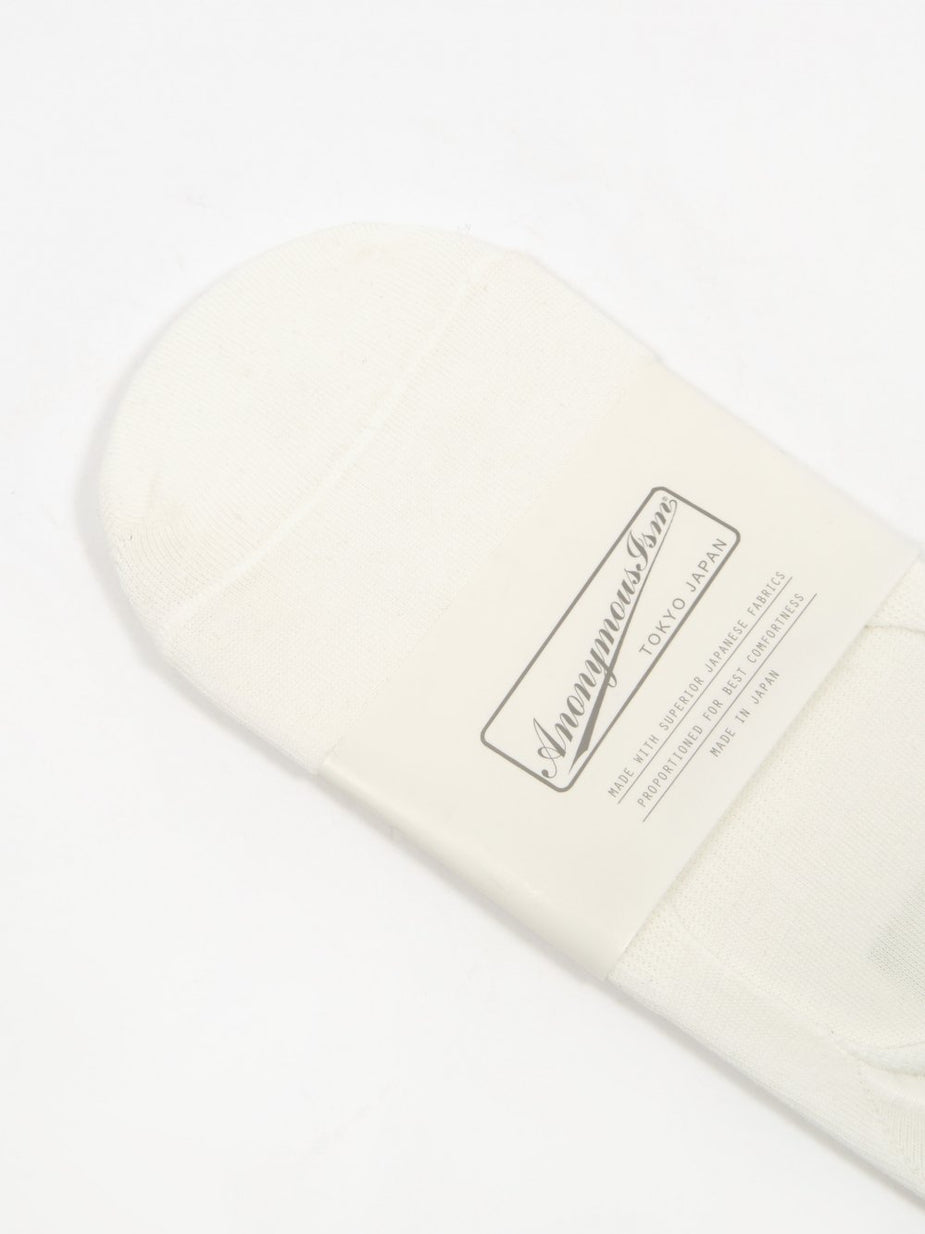Anonymous Ism Anonymous Ism Cordura High Gage Loafer Sock - White - White