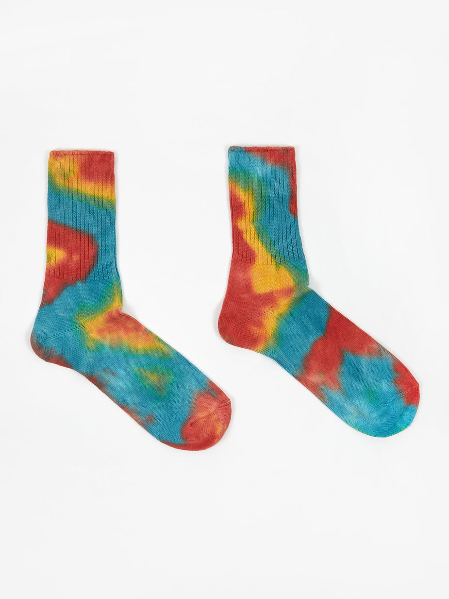 Anonymous Ism Anonymous Ism Tie-Dye 3Q Sock - Multi - Multi