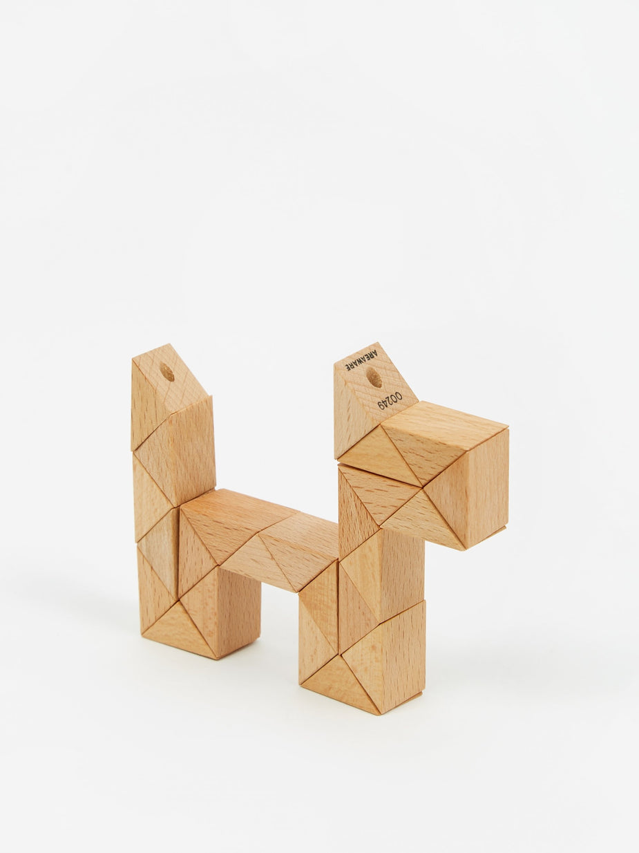 Areaware Areaware Snake Block Small - Natural - Neutrals