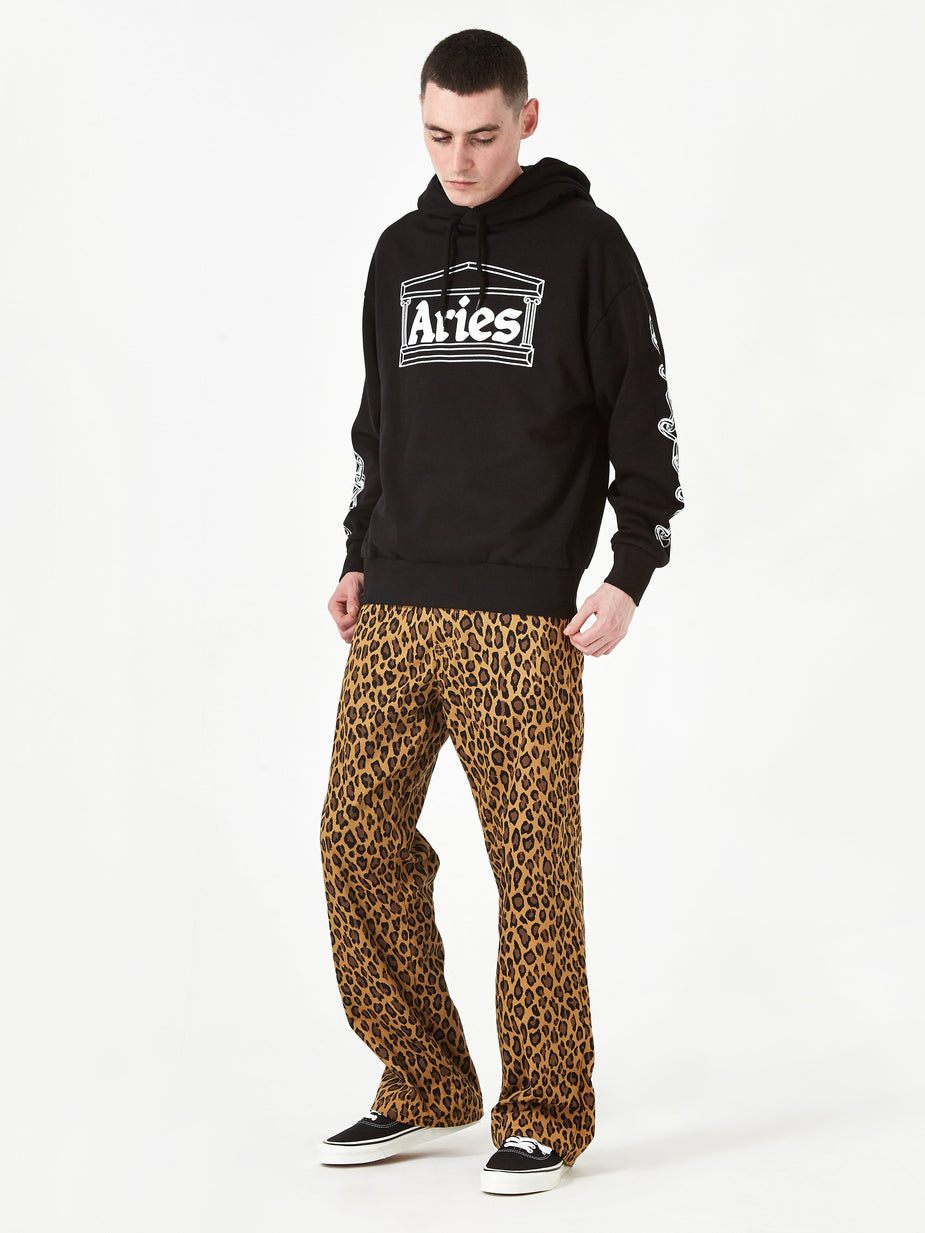 Aries Aries 2 Chains Hoodie - Black - Black