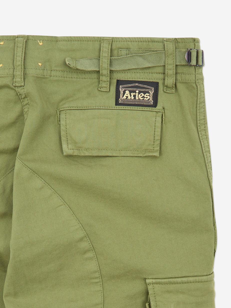 Aries Aries Cargo Pant - Loden Green - Green