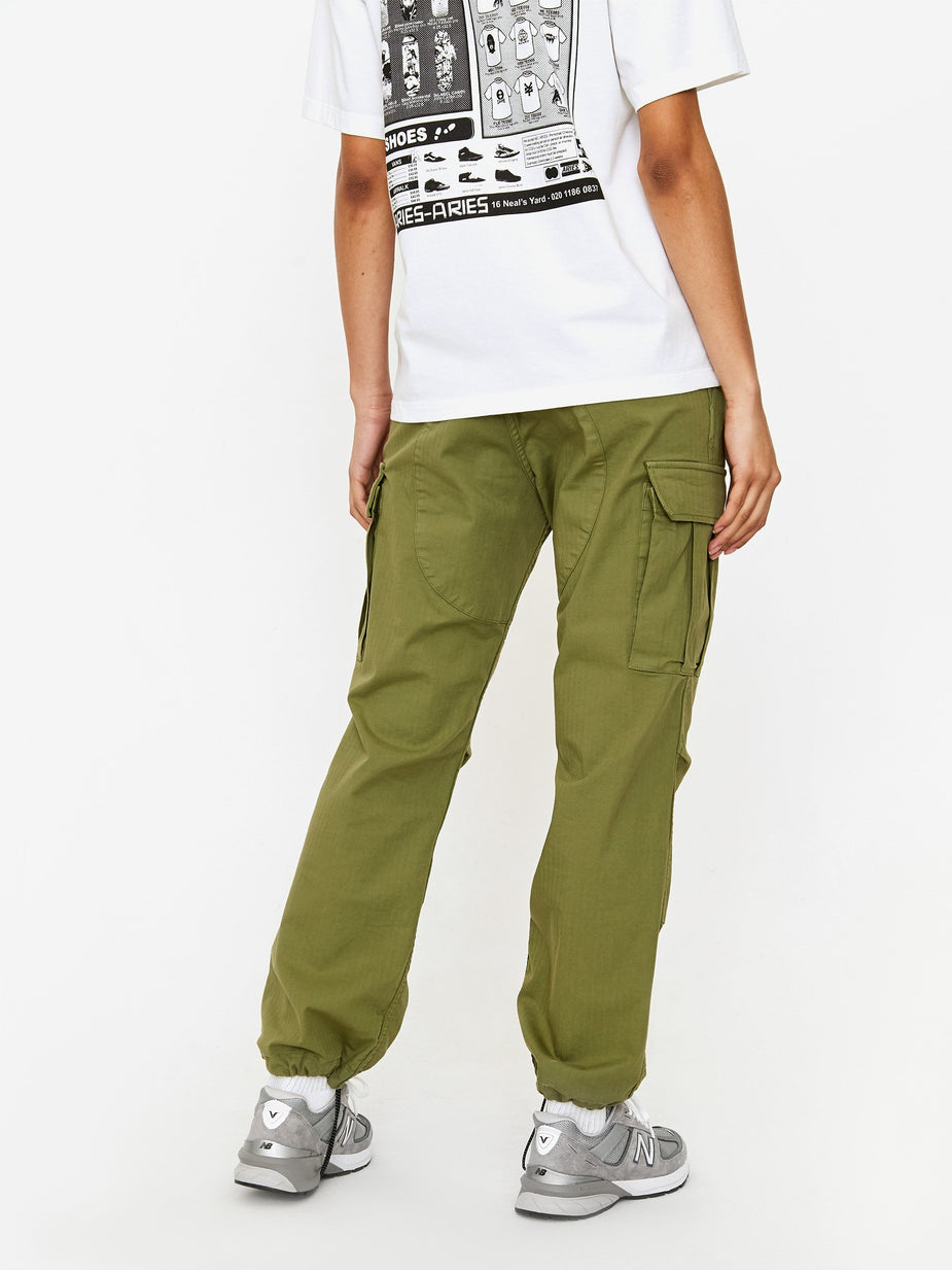 Aries Aries Cargo Pant - Loden Green - Green