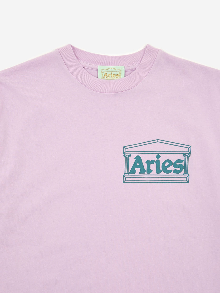 Aries Aries Classic Temple Shortsleeve T-Shirt - Pink. - Pink