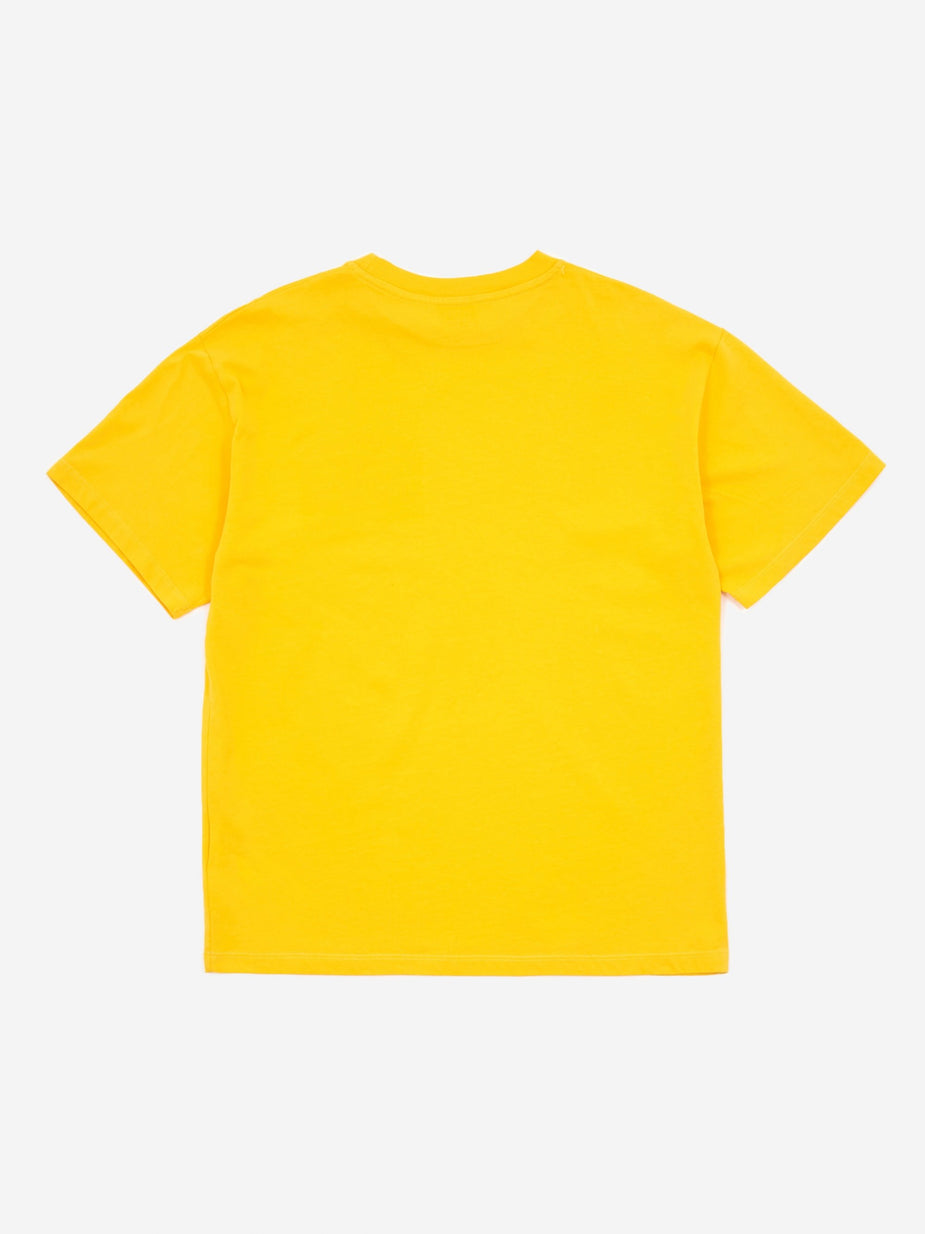 Aries Aries Classic Temple Shortsleeve T-Shirt - Yellow. - Yellow