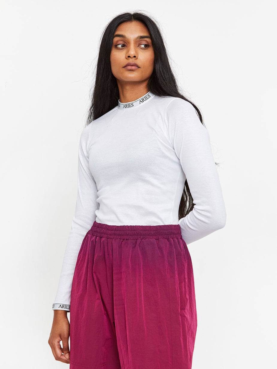 Aries Aries Cotton Longsleeve Top - White - White