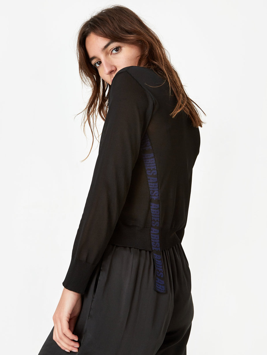 Aries Aries Deconstructed Jumper - Black - Black