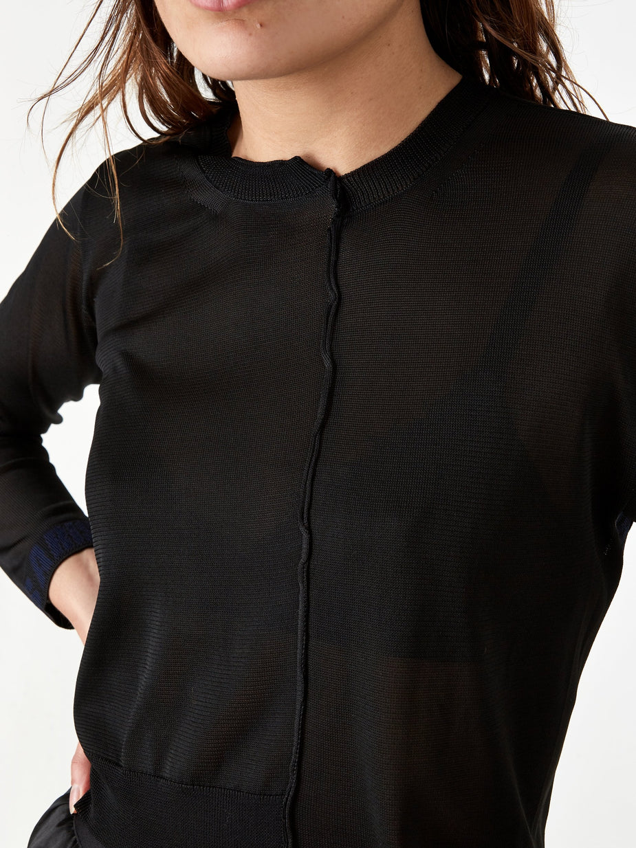 Aries Aries Deconstructed Jumper - Black - Black