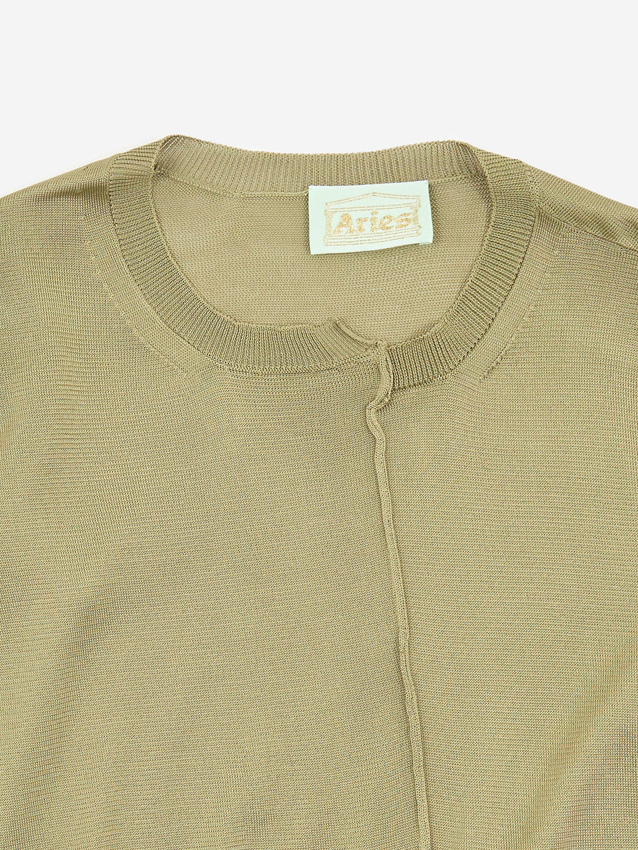 Aries Aries Deconstructed Jumper - Loden Green - Green