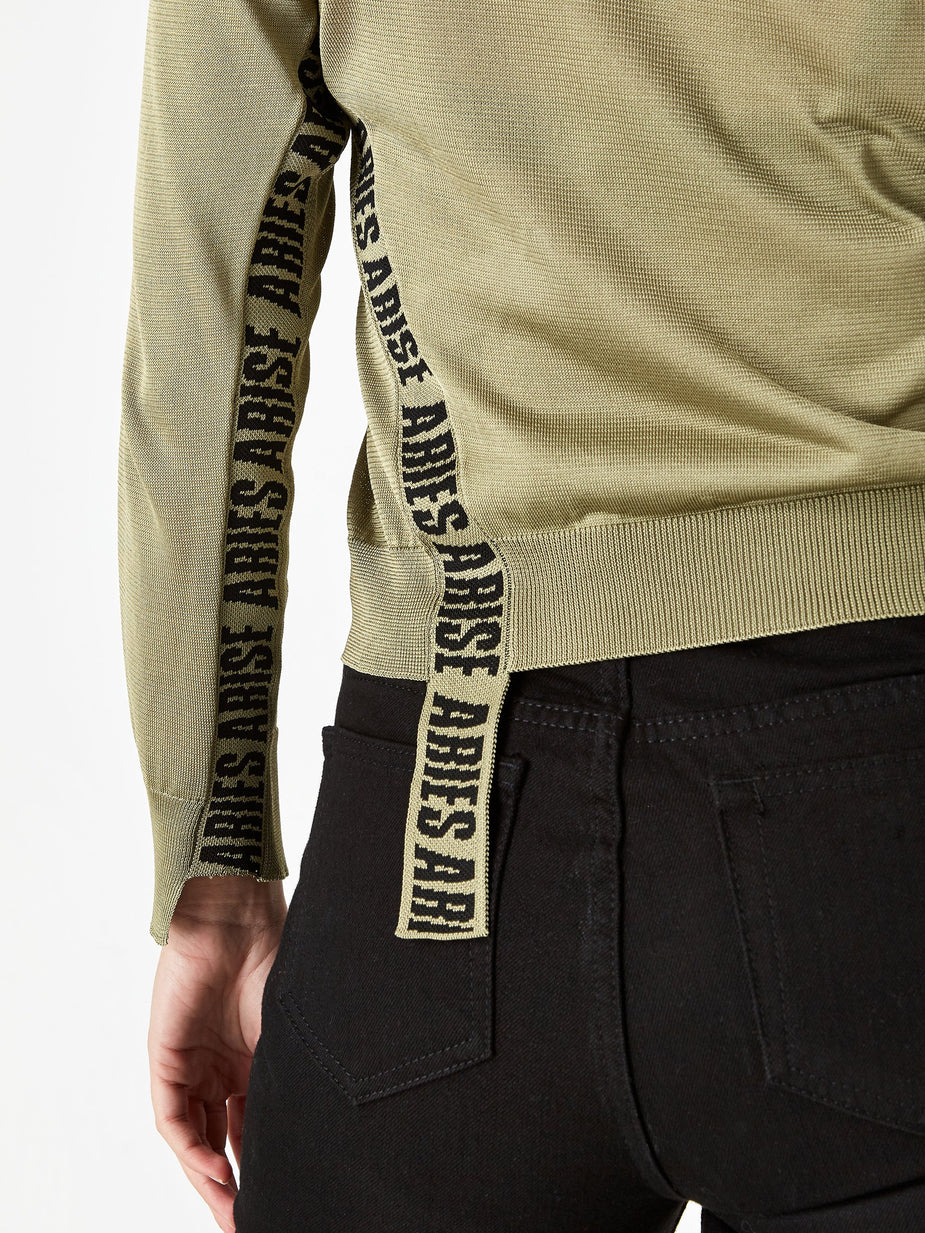 Aries Aries Deconstructed Jumper - Loden Green - Green