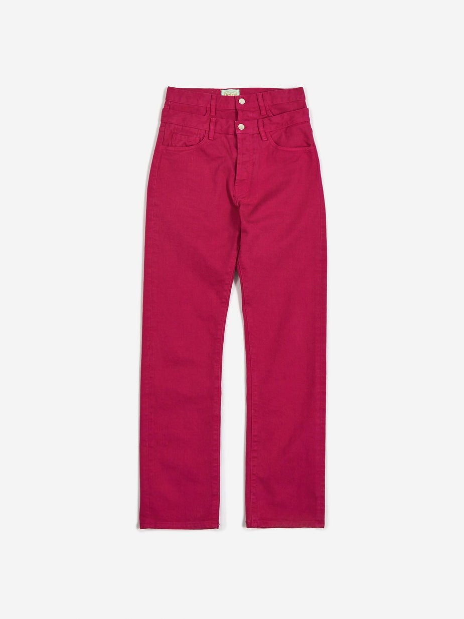 Aries Aries Double Waisted Lilly Jean - Fuschia - Pink