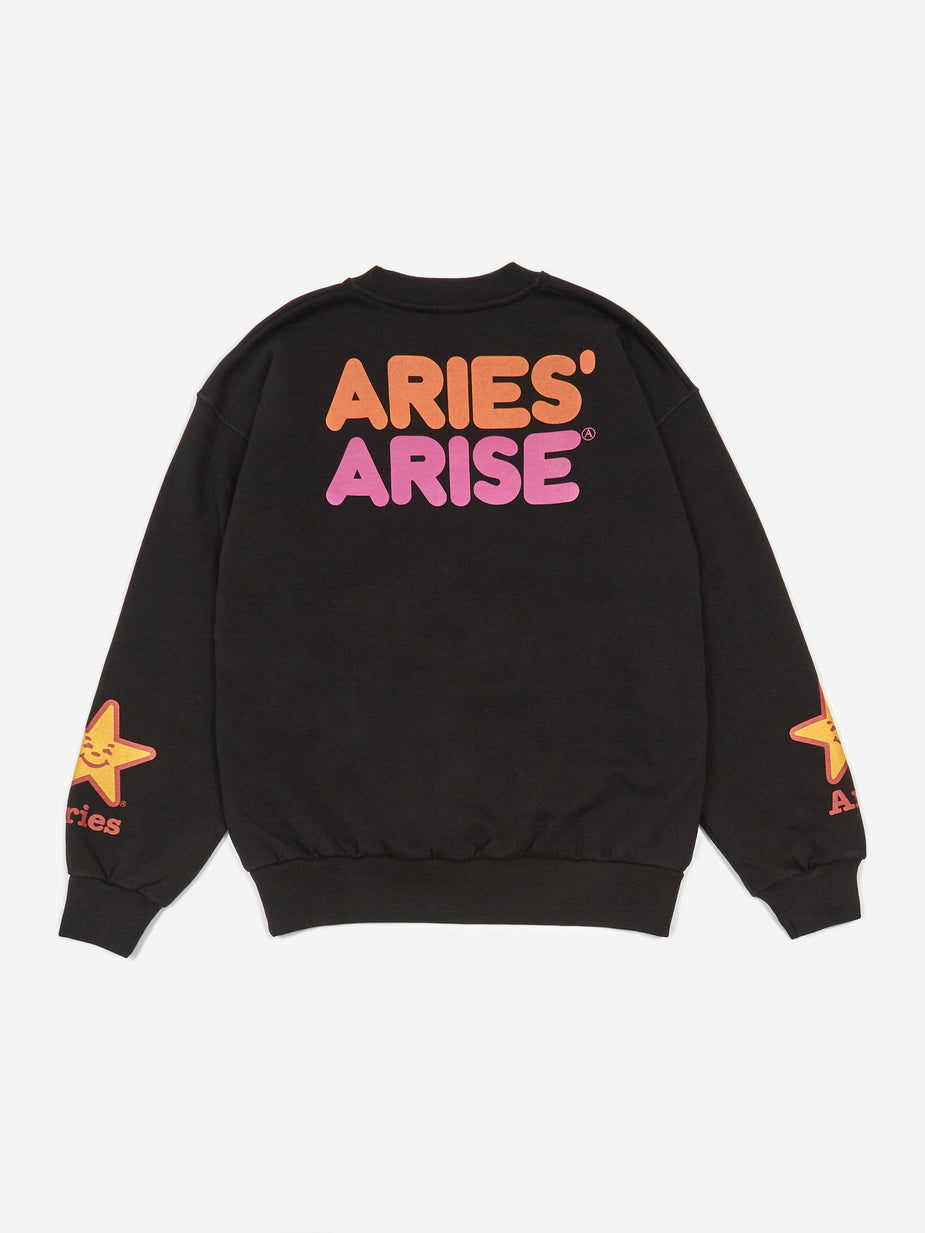 Aries Aries Fast Food Sweatshirt - Black - Black