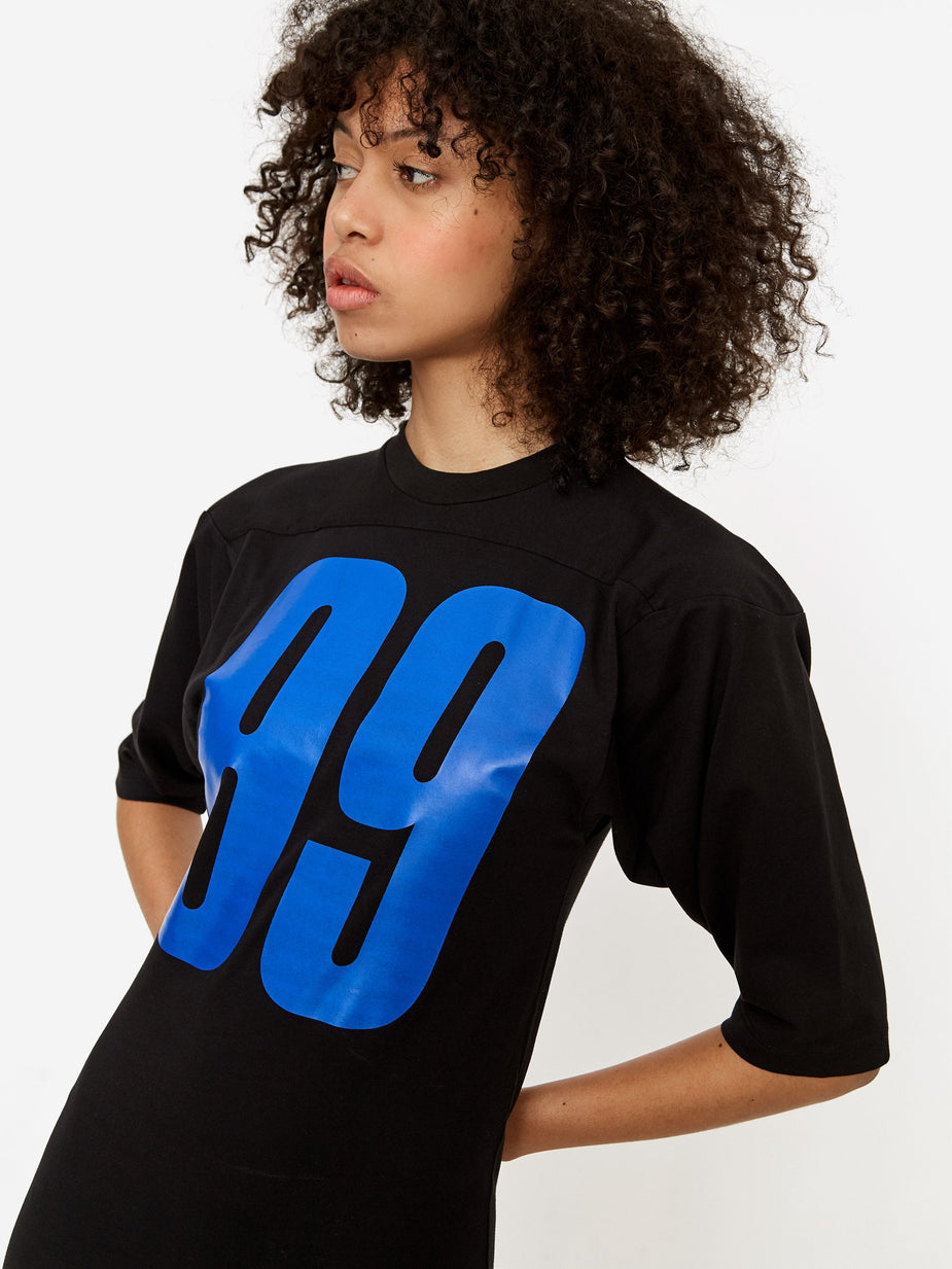 Aries Aries Football Jersey Dress - Black - Black
