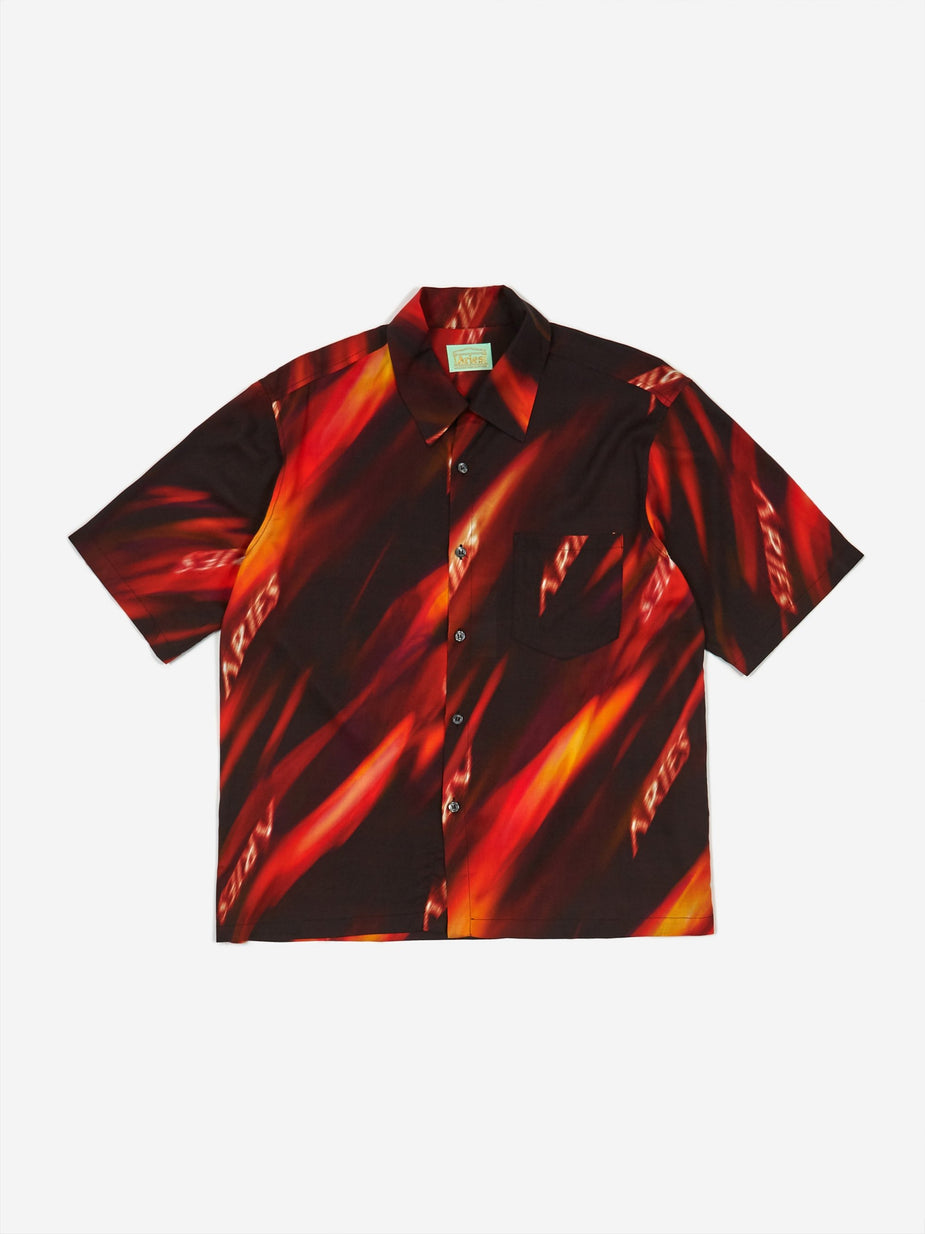 Aries Aries Fyre Hawaiian Shirt - Multi - Multi