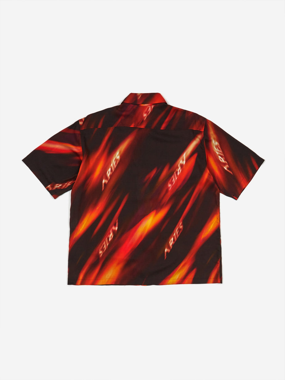 Aries Aries Fyre Hawaiian Shirt - Multi - Multi