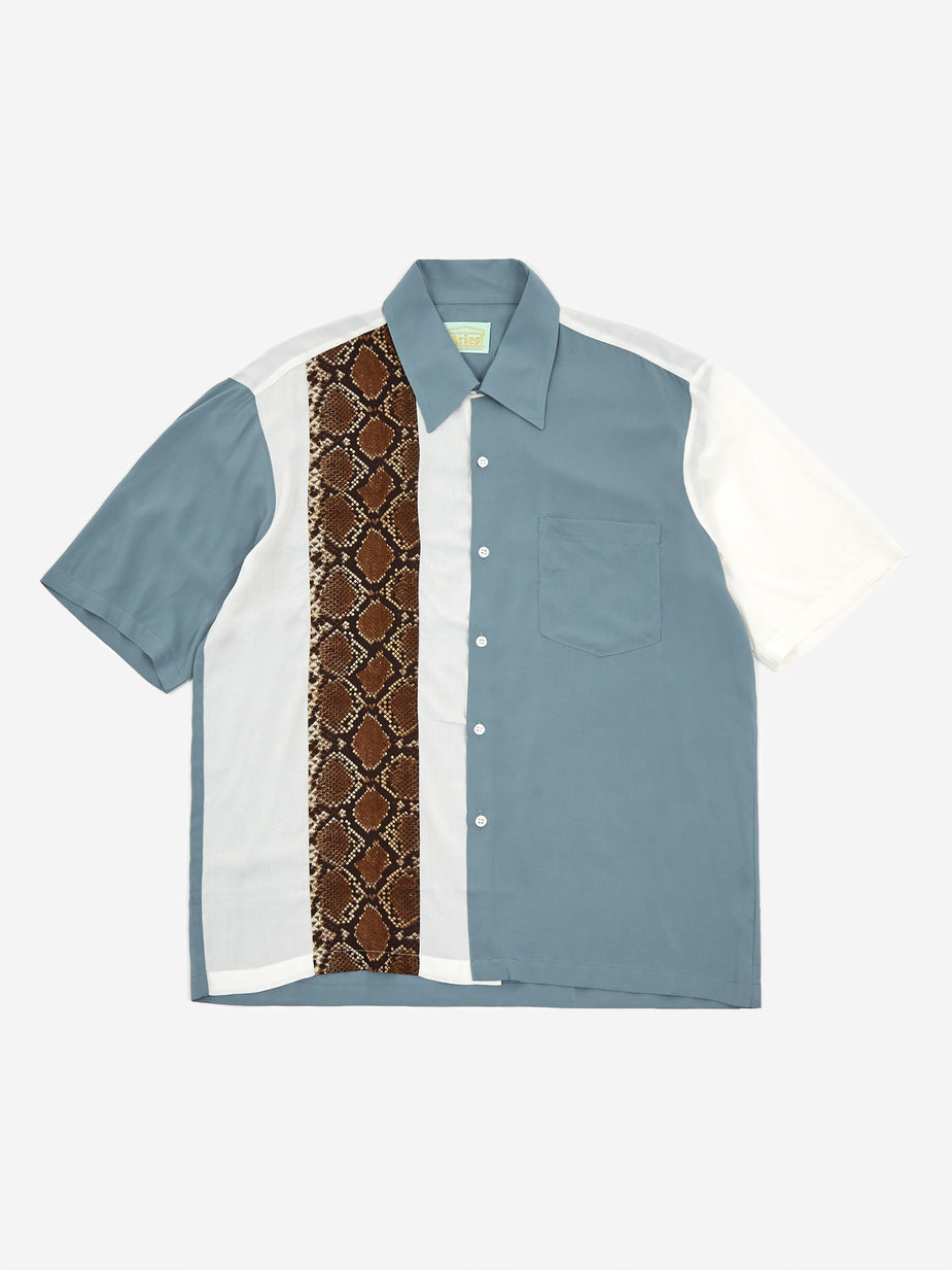 Aries Aries Hawaiian Panel Shirt - White/Grey - White