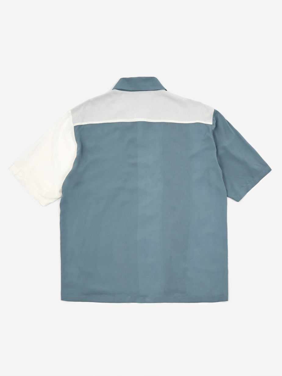 Aries Aries Hawaiian Panel Shirt - White/Grey - White