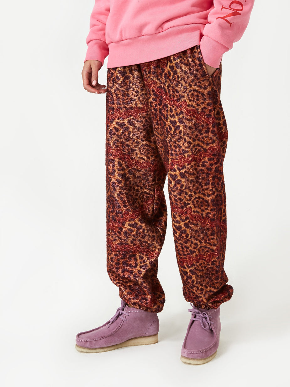 Aries Aries Leopard Chain Sweatpant - Leopard - Animal Print