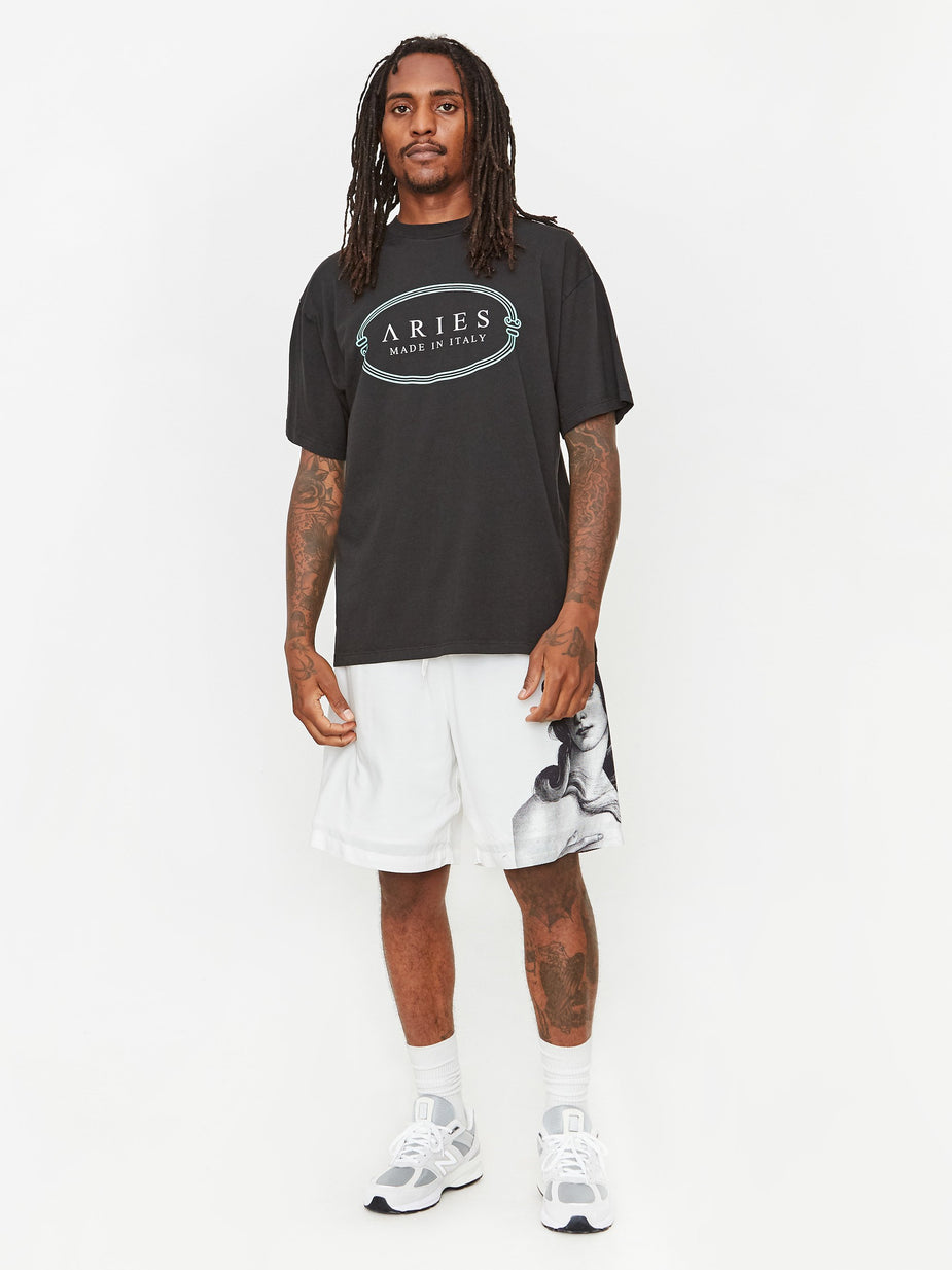 Aries Aries MIIT Shortsleeve T-Shirt - Black - Black