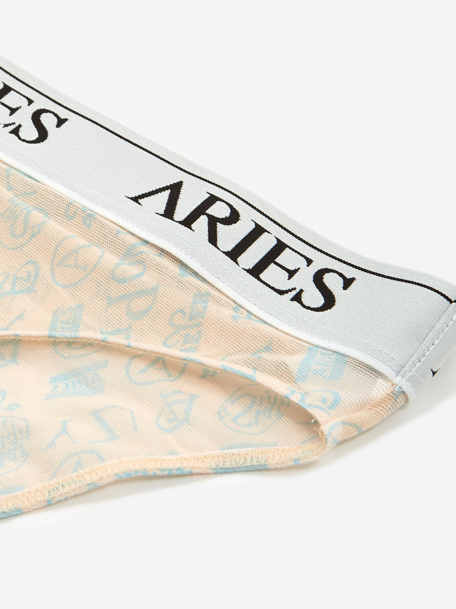 Aries Aries Monogram Brief - Pale Blush - Other