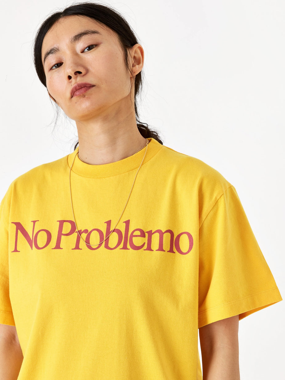 Aries Aries No Problemo Shortsleeve T-Shirt - Yellow - Yellow