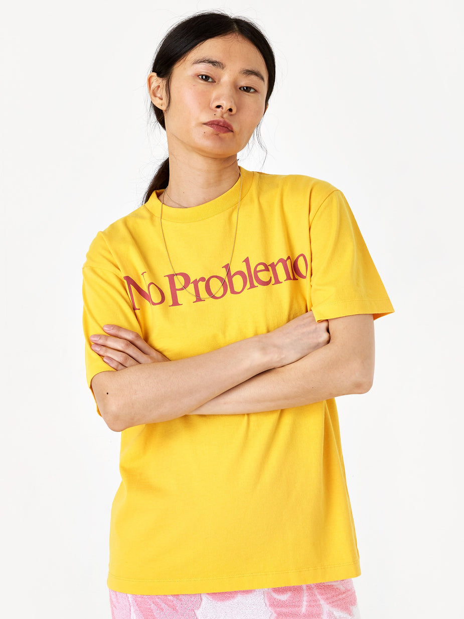 Aries Aries No Problemo Shortsleeve T-Shirt - Yellow - Yellow