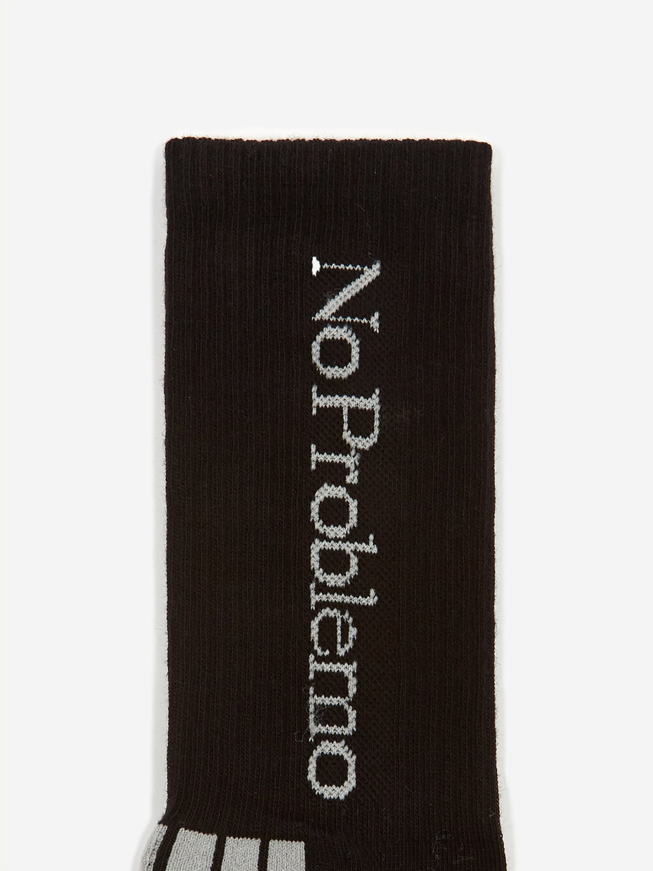 Aries Aries No Problemo Sock - Black - Black