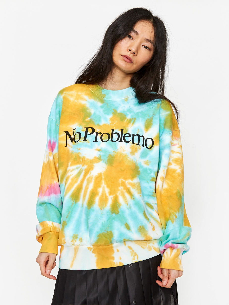 Aries Aries No Problemo Tie Dye Sweatshirt - Multi. - Multi