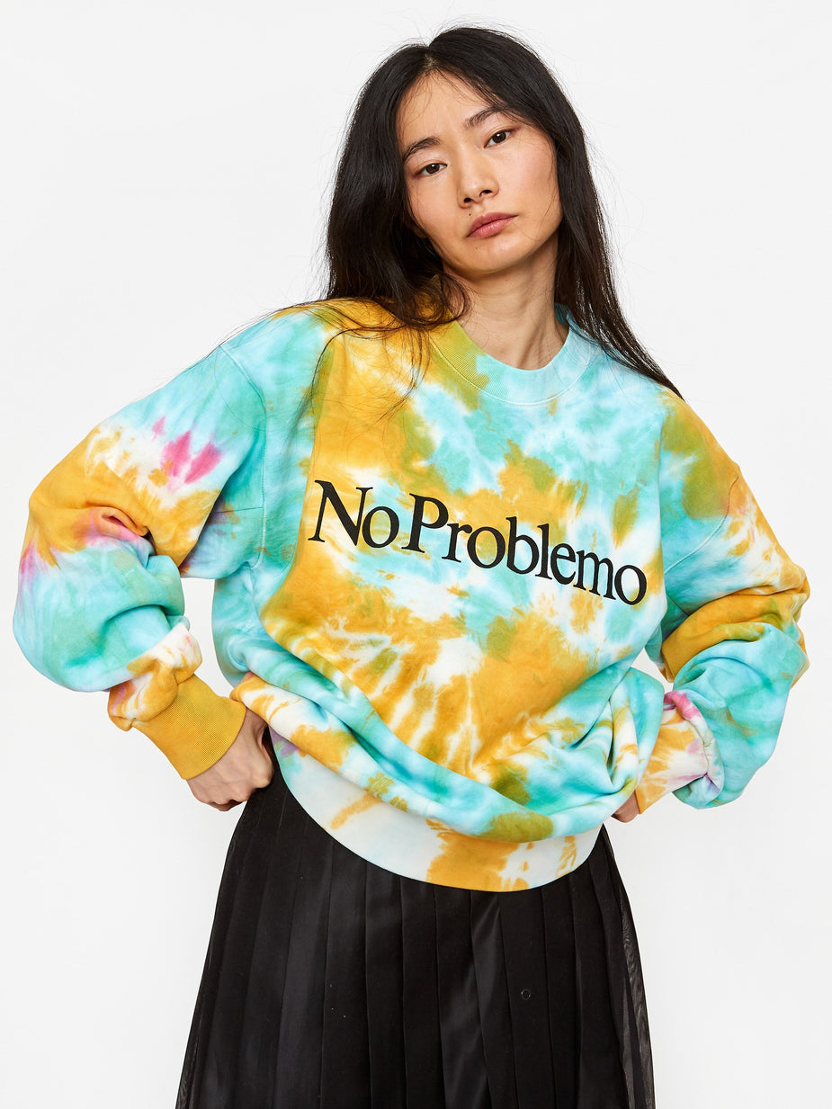 Aries Aries No Problemo Tie Dye Sweatshirt - Multi. - Multi