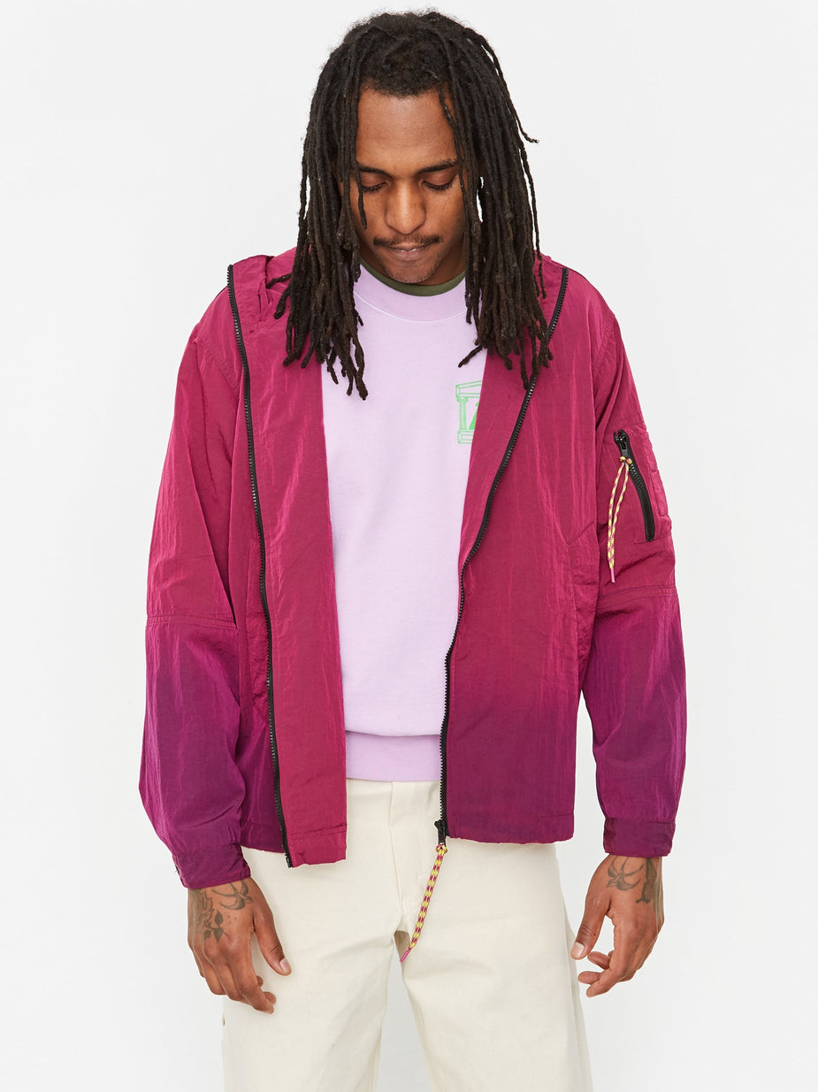 Aries Aries Ombre Dyed Tech Jacket - Fuschia - Pink