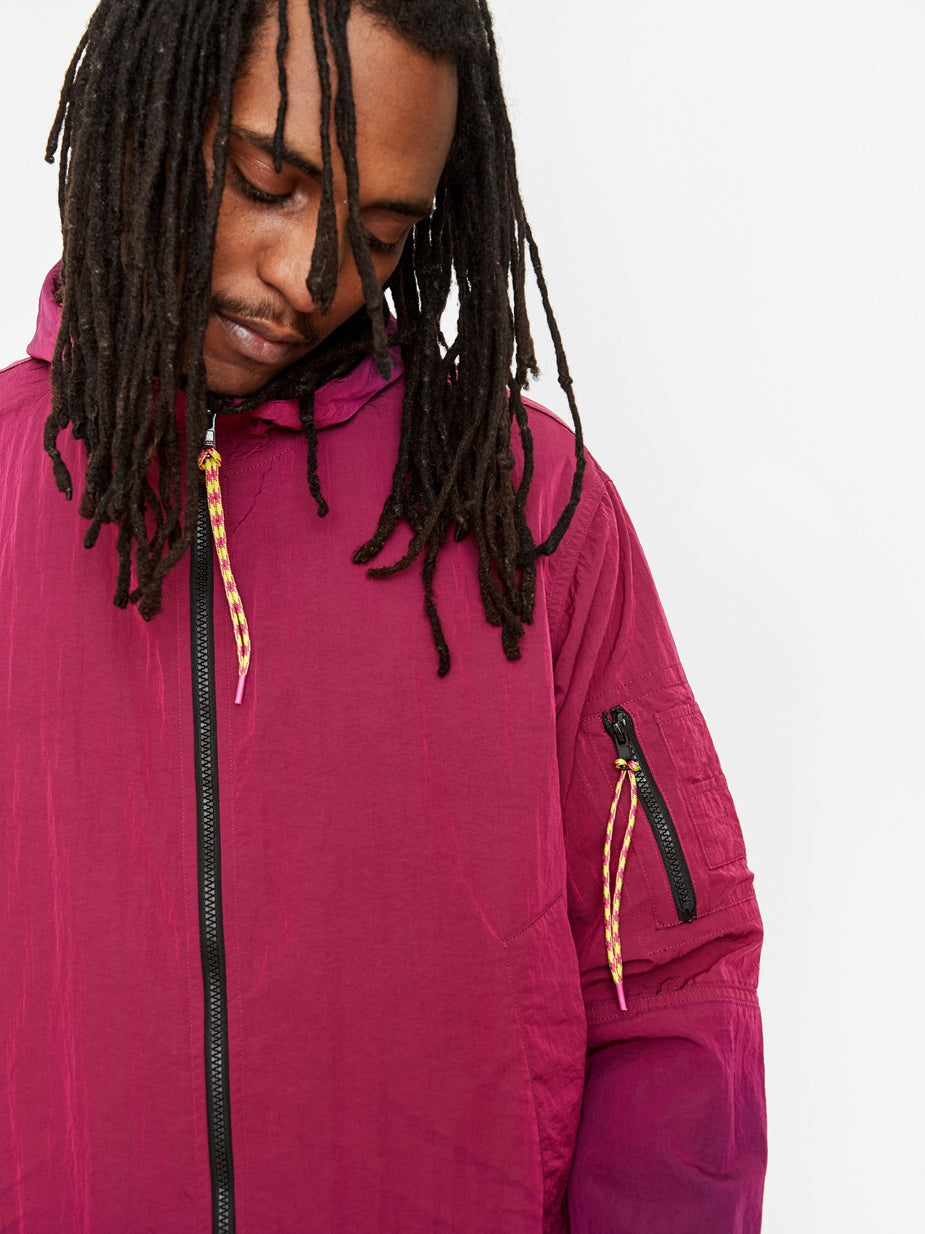 Aries Aries Ombre Dyed Tech Jacket - Fuschia - Pink