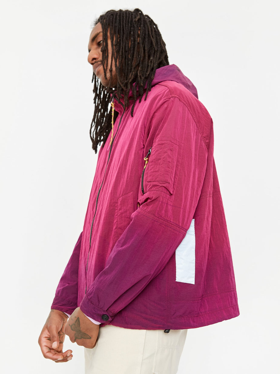 Aries Aries Ombre Dyed Tech Jacket - Fuschia - Pink